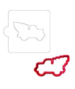 Christmas Tree Truck Stencil And Cookie Cutter Set USA Made LSC2033 - $6.90 CAD