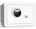 Digital Security Safe Lock Box, 1.2 Cubic Feet Steel Safety Box, Electro... - £159.25 GBP