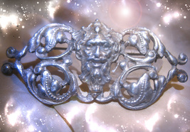 HAUNTED PIN ANTIQUE OOAK ALEXANDRIA'S ALL UNIQUE BLESSINGS EXTREME 7 SCHOLARS image 2