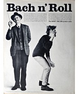 Bach n&#39; Roll Sony FM/AM Pocket Radio 1965 Vintage Print Ad - $161.93 MXN