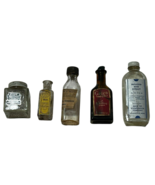 Vtg 60s Bottles Lot of (5) Used Decor Jars Pharmacy Imitation Rose Extra... - $1,263.95 MXN