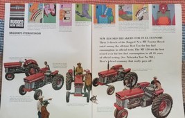 Massey Ferguson 1960s Magazine Advertisement 2 Page - £13.22 GBP