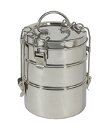To Go Ware Large 3-Tier Stainless Steel Tiffin Lunch Box Eco Friendly Co... - $34.99