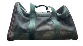 Vintage 1996 Sherpa Pet Carrier Bag Airline Style 20.5x12x12 Green READ - $29.69