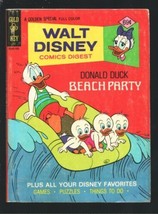 Walt Disney Comic Digest #54 1975-Beach party-Donald Duck-FN - $60.14