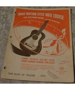Vintage Sheet Music - Oahu Rhythm Style Note Course - 1943 - VGC - Guitar - £4.65 GBP