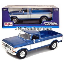 Maisto Special Edition 1:18 Scale Die Cast Blue 1970 FORD F150 Pick-Up Truck - £47.84 GBP
