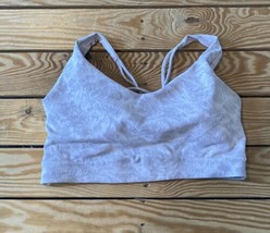 Athleta Women’s Sports bra Size L Purple K1 - £15.74 GBP