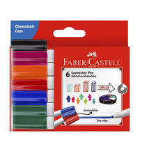 Faber-Castell Connector Whiteboard Markers - 6pk - $688.32 MXN