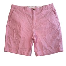 Polo Ralph Lauren Pink Classic Fit 9&quot; Cotton Flat Front Chino Shorts Men... - $17.99
