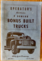 Ford truck operators manual, for 1948 1949 1950 Vintage original (not a ... - $39.99
