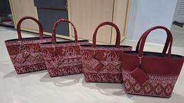 Unique Handwoven Popular Thai Patterned Women&#39;s Bag, Grocery Bag, Carry-On Bag - £23.00 GBP