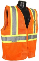 Radians Polyester Mesh Economy Class 2 High Visibility Zipper Closure, S... - £9.59 GBP