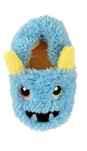 Wonder Nation Infants Boys Monster Slippers House Shoes Size 4 Blue Yellow NEW - £5.38 GBP