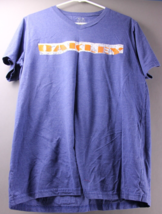 Oakley Sunglasses Shirt Adult Medium Blue Orange Logo Graphic Men&#39;s 930 - £7.48 GBP