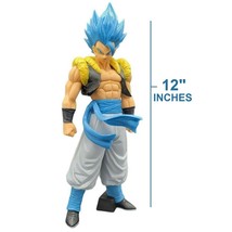 HUGE Gogeta SSJ God Blue Figure Statue 12&quot; | Goku Vegeta | Dragon Ball S... - £78.59 GBP