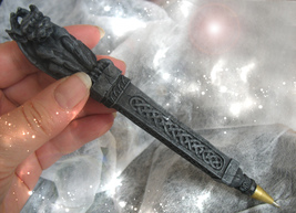 Haunted GARGOYLE PEN 100X BANISHING BANISH WHAT YOU WRITE MAGICK WITCH Cassia4 image 2