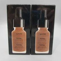 2 NYX Professional Makeup Total Control Drop Foundation TCDF20 Deep Rich - £11.40 GBP