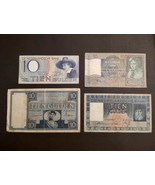 Netherlands gulden banknotes from the 1930s &amp; 1940s, from World War 2 - $161.38 CAD