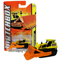 Year 2011 Matchbox MBX Construction 1:64 Die Cast #3 - Bulldozer GROUND BREAKER - $19.99