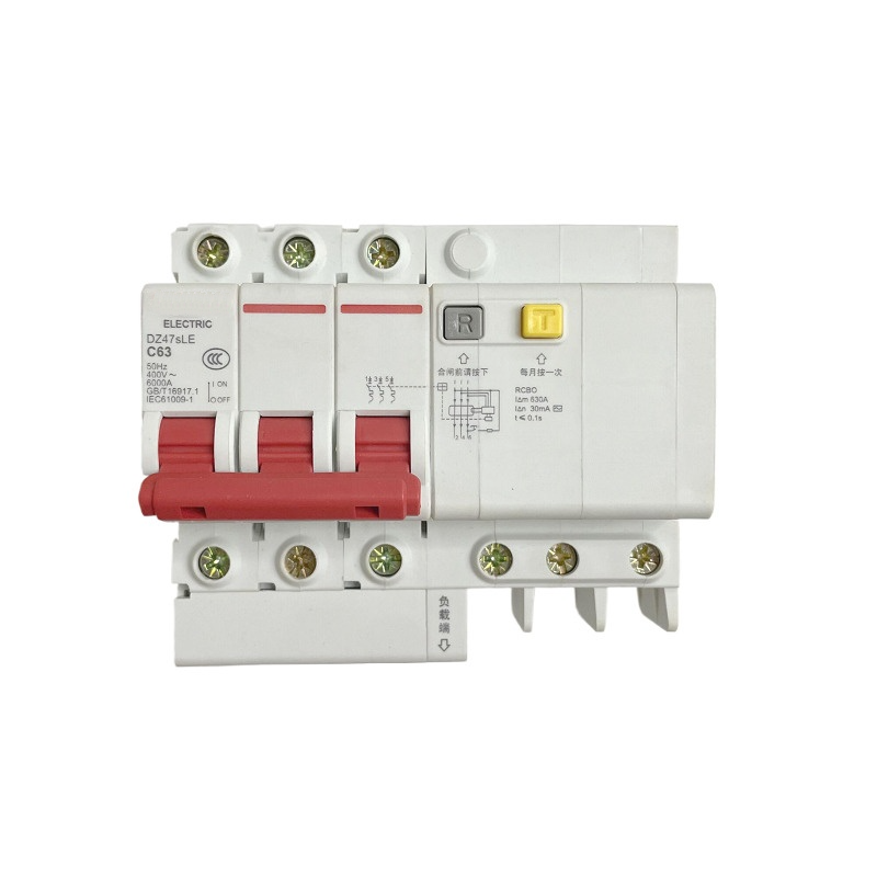 For DELIXI DZ47SLE 3P 63A Air Switch Circuit Breaker - $25.88