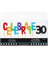 Celebrate 30th Birthday or Anniversary Cake Topper Party Decorations New - $73.99 MXN