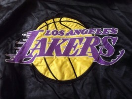 Vintage LA Lakers Swingster Basketball Black Coat Sports Jacket USA Made... - £157.31 GBP