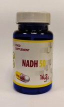 NADH ( Nicotinamide Adenine Dinucleotide) 50 mg 60 Capsules Energy Health - $25.99