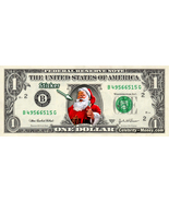 SANTA CLAUS Coca Cola - REAL Dollar Bill Cash Money Collectible Stocking... - $12.18 CAD