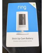 Ring Stick Up Camera Battery HD Security Indoor Outdoor 3rd Gen White NEW - $87.39 CAD