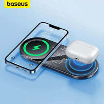 Baseus 20W Dual Magnetic Wireless Fast Charging Pad - Power Delivery PD Phone Ea - $38.97+