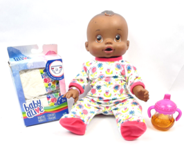 Baby Alive Wets N Wiggles Talks Doll 2006 Brown Black African-American Accessory - $64.00
