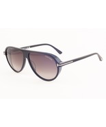 Tom Ford MARCUS 1023 01B Shiny Black / Gray Sunglasses TF1023 01B 60mm - $4,695.79 MXN
