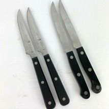 Henckels  Eversharp Steak Knife Set of 2 Knives Plus 2 Bonus Knifes Serr... - £27.96 GBP
