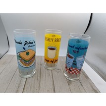 Set 3 Ocean Drinking Glass Tumblers 16 oz Glassware 6 3/4&quot; Home Essentials - £19.83 GBP