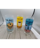 Set 3 Ocean Drinking Glass Tumblers 16 oz Glassware 6 3/4&quot; Home Essentials - £19.94 GBP