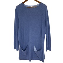 J Jill PureJill Blue Long Sleeve Round Neck Sweater Dress Size Small Wom... - $20.00