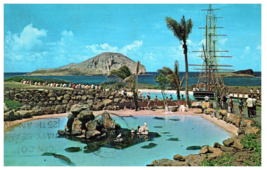 Sea Life Park Offshore Rabbit Island in background Hawaii Postcard Posted 1967 - £5.39 GBP