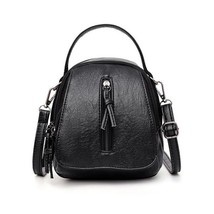 Vintage Soft Leather Shoulder Bags for Women Multi-compartment Female Handbags S - £17.96 GBP