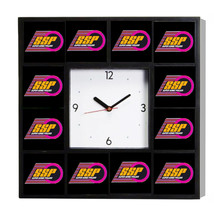 Advertising Kenner SSP Race Cars Promo Clock 10.5&quot;. Not $65 - $32.63