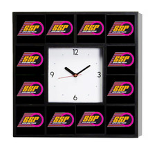 Advertising Kenner SSP Race Cars Promo Clock 10.5&quot;. Not $65 - £25.70 GBP