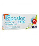 SPASFON LYOC Phloroglucinol 80mg - 10 orodispersible tablets - $23.51 CAD