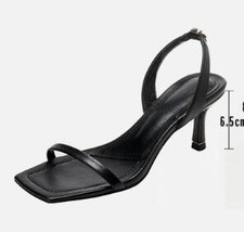 Black sandals crystal letters high heels summer shoes woman white prom sandalias femmes thumb200