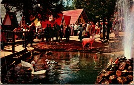 Cool Pond at Santa&#39;s Workshop Cascade Colorado CO Chrome Postcard B7 - £2.33 GBP