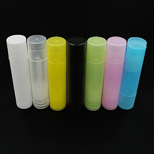 Bluemoona 20 Pcs - Empty Lipstick LIP BALM Containers Tubes Caps Deodorant (Clea