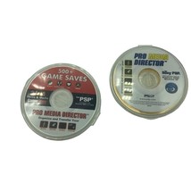 Lot of 2 Disc Sony PSP Pro Media Director &amp; 500+ Game Saves. - $9.89