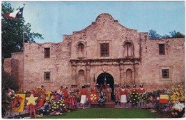 Postcard Pilgrimage To The Alamo San Antonio Texas - £7.11 GBP