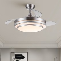 42 in. Retractable Ceiling Fan with Remote Control - £139.16 GBP