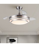 42 in. Retractable Ceiling Fan with Remote Control - £138.64 GBP