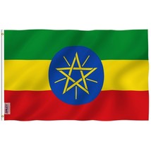 Anley Fly Breeze 3x5 Foot Ethiopia Flag - Ethiopian National Flags Polyester - £5.44 GBP